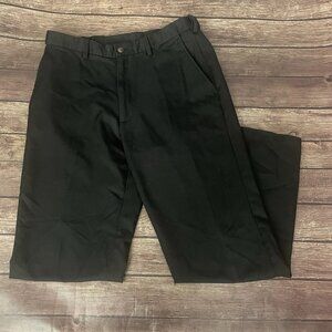Men’s Haggar Black Dress Pants 33/32